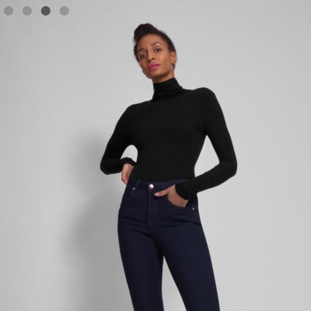 Universal Standard Foundation Turtleneck, Black, M